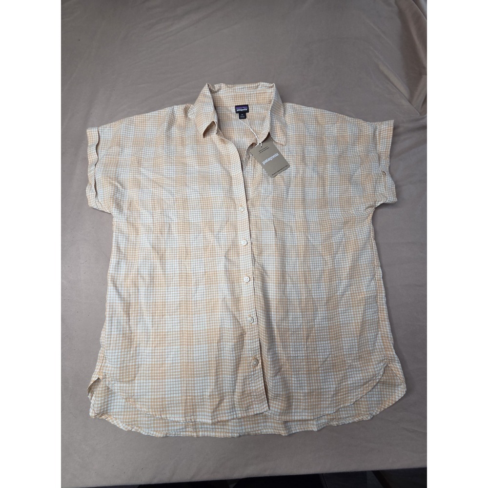 Patagonia A/C Lightweight Cotton Hemp Check Shirt Women's XS NWT